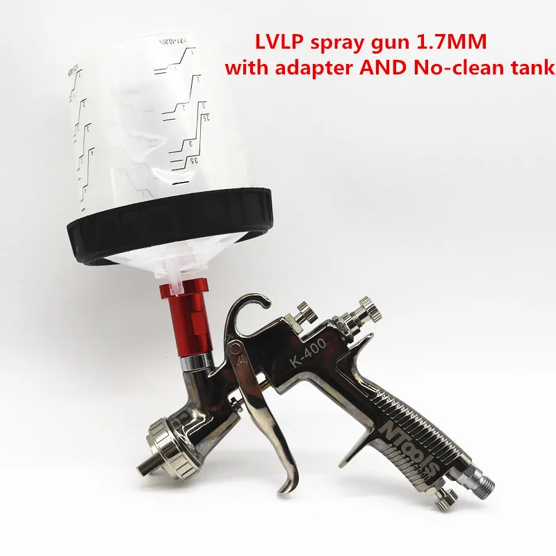 LVLP Gravity Spray gun R500 manual Paint Spray gun1.3mm Nozzle 600CC Cup  Air spray gun with Spray gun Accessories - AliExpress