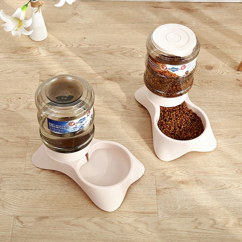 Автоматическая кормушка для собак кошек миска питья большая емкость кормления