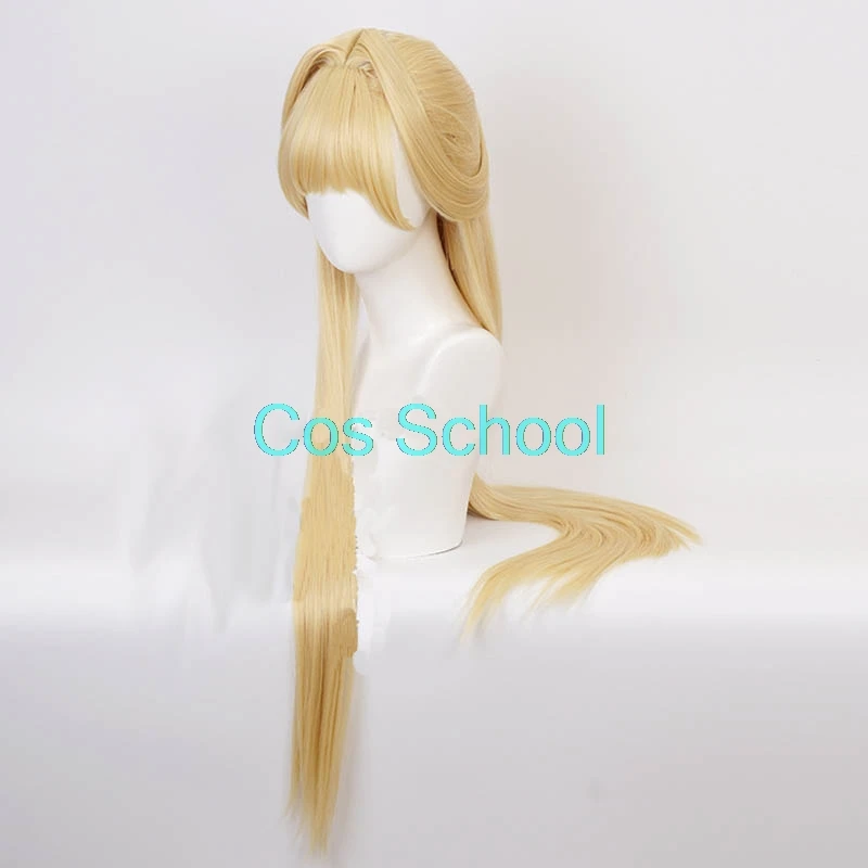 Cos School Ristarte парики Kono Yuusha ga Ore Tueee Kuse ni Shinchou Sugiru Косплей парики аниме Ristarte желтые длинные волосы