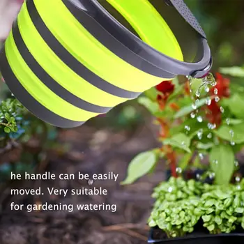 

4 / 10L Folding Bucket Portable Travel Household Multi-function Bucket With Water Filter Car Wash Mop Storage Bucket