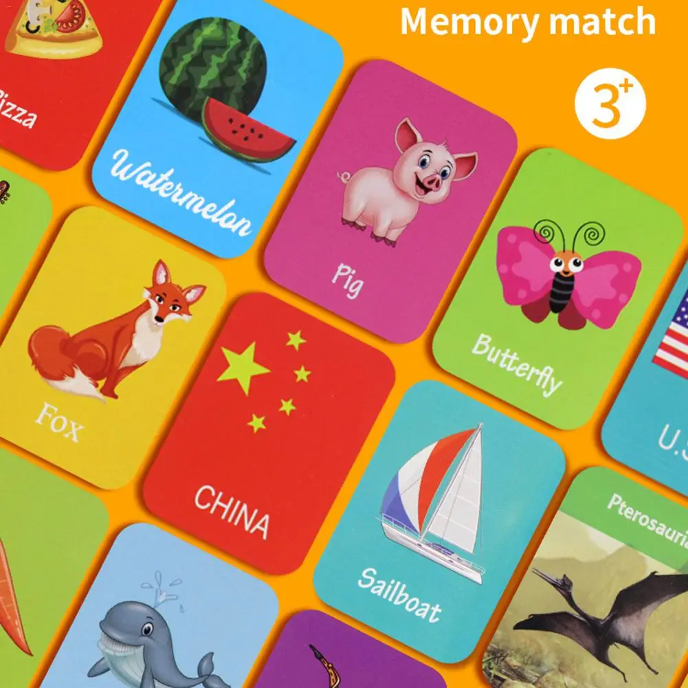 Семейные вечерние настольные игры развлечения английская игра Карта памяти обучение интеллект культивирование карты для взрослых детей вечеринка