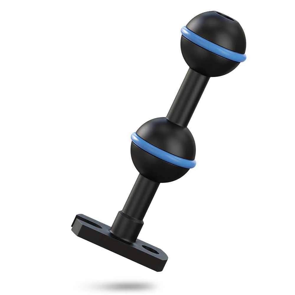 Double Ball Adapter Camera Bracket For Underwater Camera Arm Tray Diving Photography System 1pc