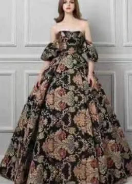 

Модная жаккардовая ткань с тиснением в виде цветов для одежды, диванов, занавесок, обивочная ткань 145 см, ширина 5 ярдов, длина JRB-20.42808