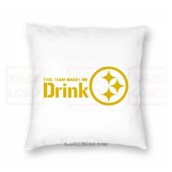 

This Team Makes Me Drink Steelers Pittsburgh Version Outdoors Women Men Pillow case