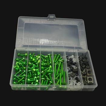 

Universal Motorcycle Full Fairing Screws Kit Body moto cover Bolts Nuts FOR zx6r 2004 cbr rr 600 2003 yamaha r6 carbon z300 z800