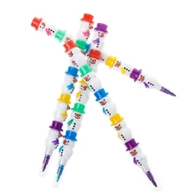 4 шт. 5 цветов штабелер своп милый снеговик карандаш для школы детей живопись игрушки