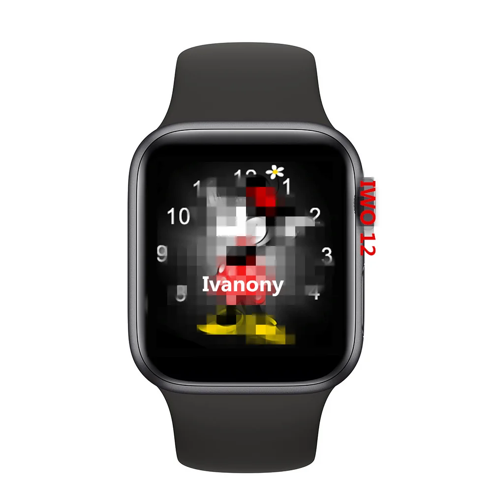 C Часы 5 IWO 12 40 мм 44 мм IWO 12 Watch series 5 1:1 умные часы для apple iPhone IOS Android управление Siri PK IWO 11 IWO 10 IWO8 - Цвет: C