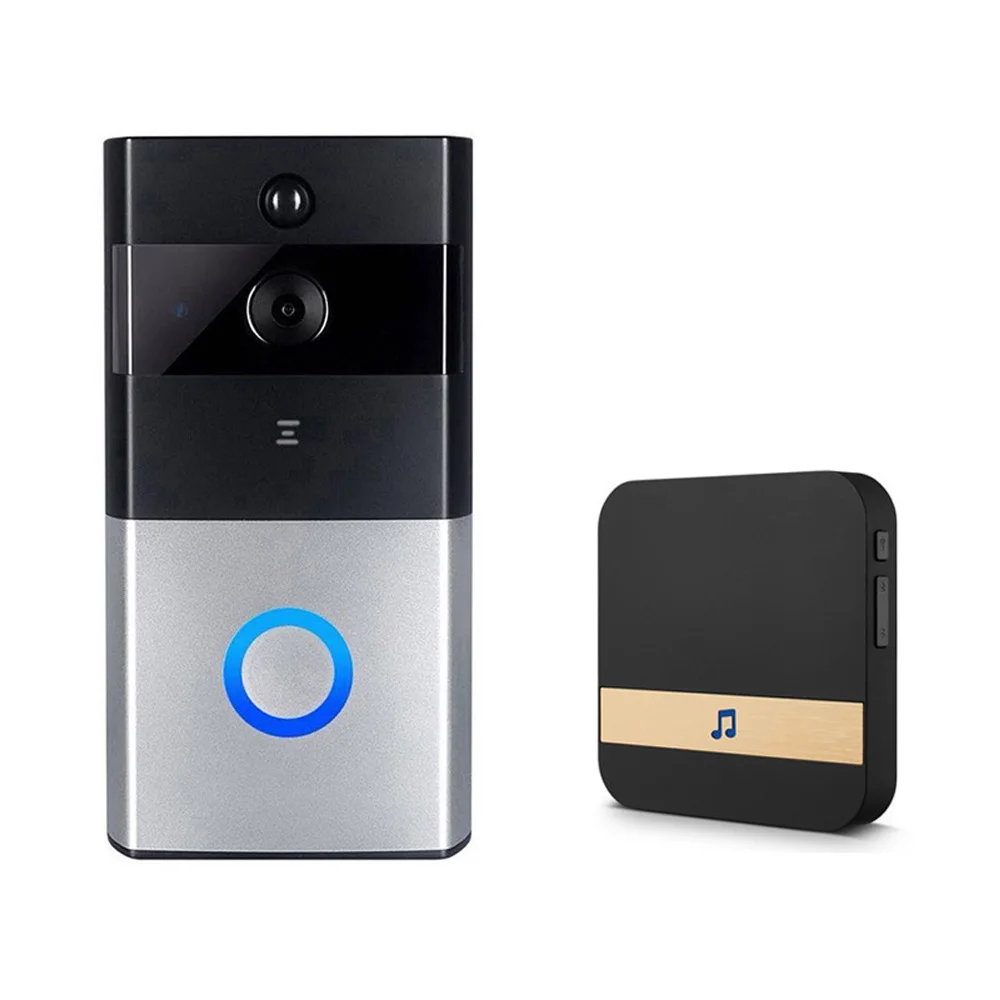1 * дверной звонок домашний wifi смарт-видео, дверной звонок беспроводная камера безопасности Chime ночного видения высокого качества