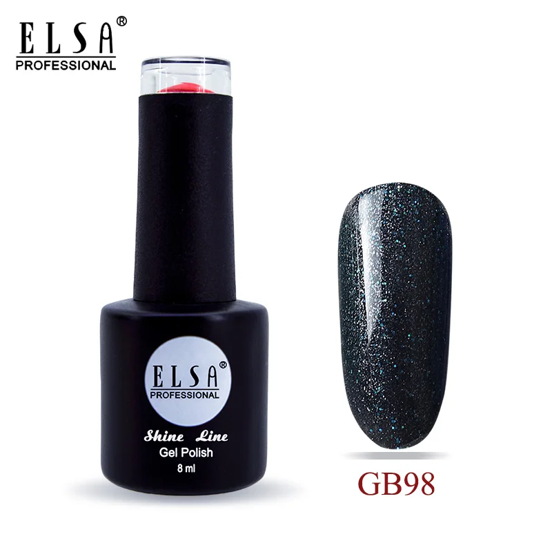 Elsa 8 мл Гель-лак УФ светодиодный лак для ногтей для маникюра 120 цветов Гель-лак полуперманентный гель-краска для украшения ногтей - Цвет: GB98
