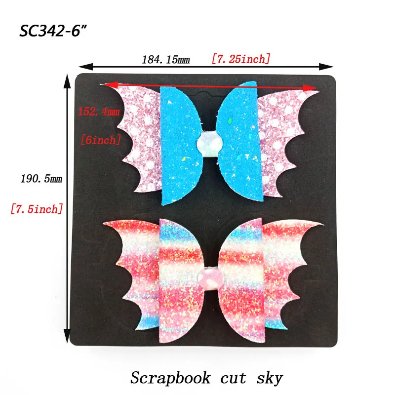 Скрап-Cut SkyBow деревянный штамп/режущий инструмент под давлением/SC342-3in/SC342-3.5in/SC342-4in/SC342-4.5in/SC342-5in/SC342-5.5/в SC342-6in - Цвет: SC342-6in