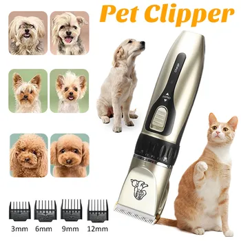 

Electrical Dog Hair Trimmer Pet Haircut Machine Cordless Rechargeable Low-noise Cat Clipper Kit Pet Hair Grooming Cutter