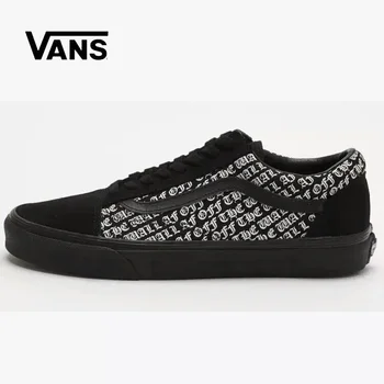 

Vans OLD SKOOL black and white flip fur Sanskrit men and women sports shoes Skateboarding Shoes Canvas Shoes Eur 36-44