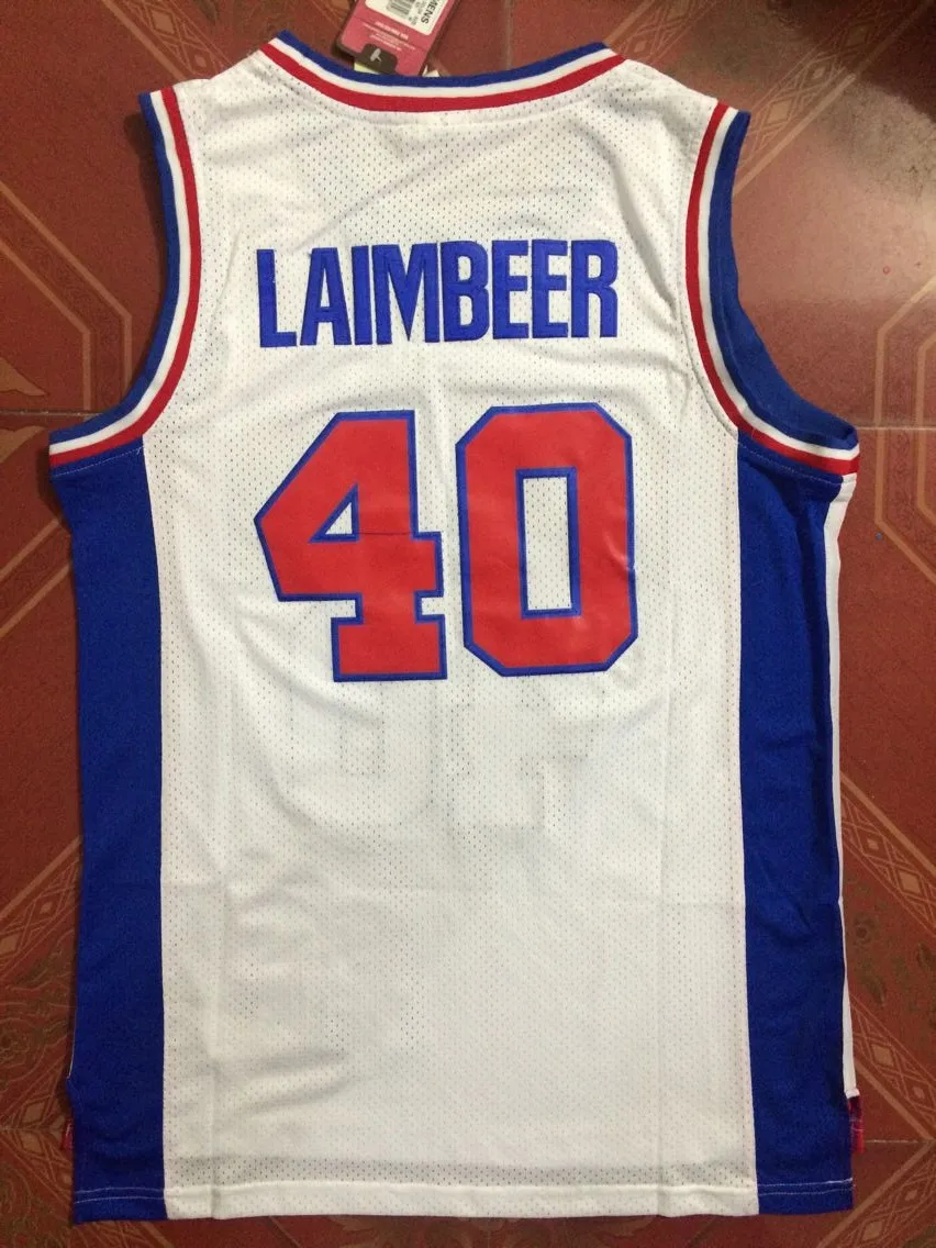 Серый Новинка А+++ Качественная мужская майка для взрослых Bill Laimbeer 40 Давид Хаким 34 олахувон Робинсон 50 ХЬЮСТОН - Цвет: Серый