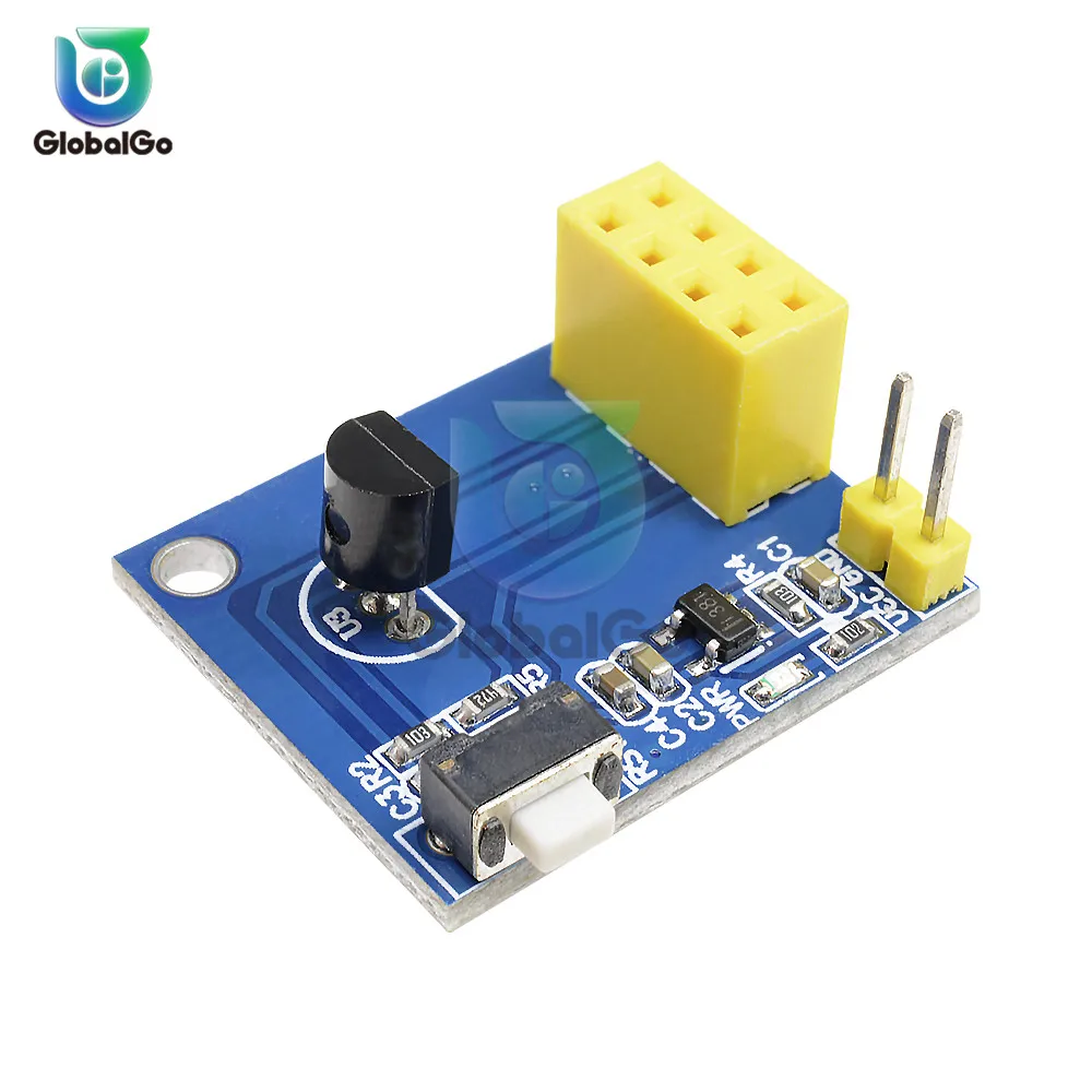 Модуль датчика температуры и влажности ESP8266 ESP-01 ESP-01S DS18B20 Умный дом Wifi Цифровой температурный модуль от-55 ° C до+ 125 °
