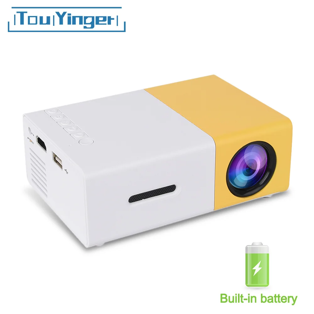 

Mini Pico Projector Portable Pocket Beamer YG300 Video proyector best gift Toy For Kids parents With HDMI /SD/USB Film Projektor