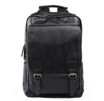 

Brown Vintage Leather Backpack Laptop Bag Rucksack Sling for Men Women