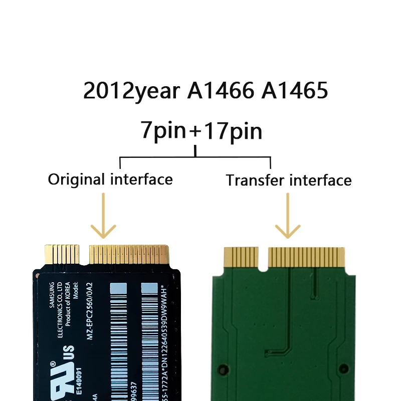  Neue 128GB SSD Für 2012 Macbook Air A1465 A1466 SOLID STATE DISK Md231 md232 md223 md224 festplatte