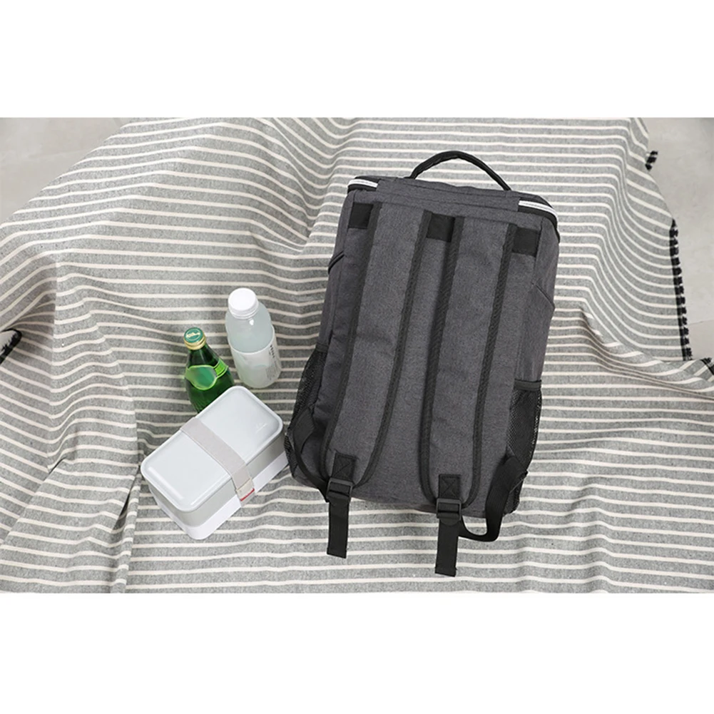 20L напольная Изолированная охлаждающая сумка для еды термальная Bento сумка Кемпинг Гриль для пикника свежесть продуктов кулер