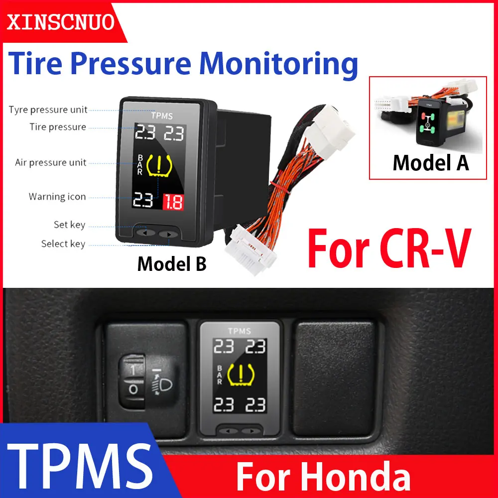 

Car Electronics OBD TPMS Tire Pressure Monitoring System For Honda CRV/CR-V 2012-2019 security alarm system car modification