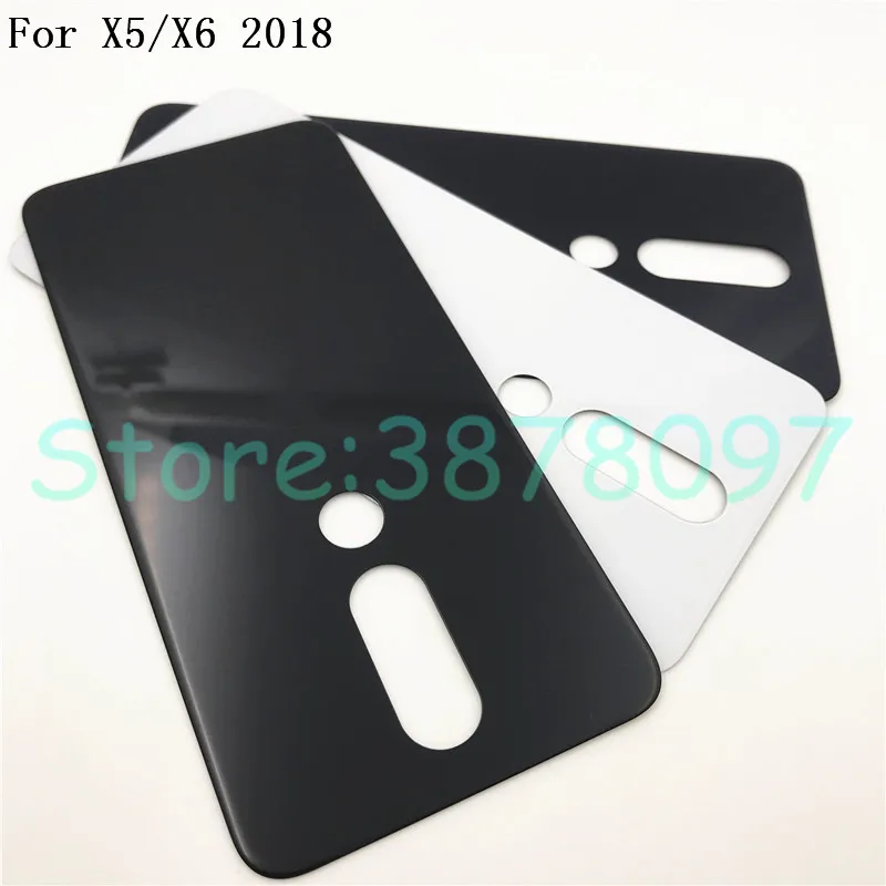 Стеклянный корпус для Nokia 5 1 Plus X5/6 X6 задняя крышка + наклейка запасные части |