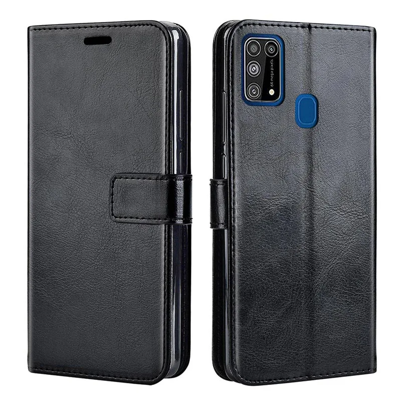 Leather case For Samsung M31 Flip back Cover Phone Case on Galaxy M31M315F M 31 | Мобильные телефоны и аксессуары
