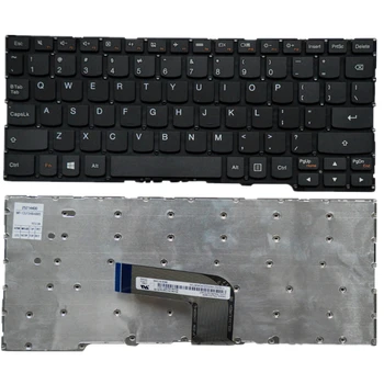 

Laptop Keyboard Upper Case Cover C Shell Touchpad For LENOVO Flex 3-1120 Flex 3-1130 Black Silver US United States Edition