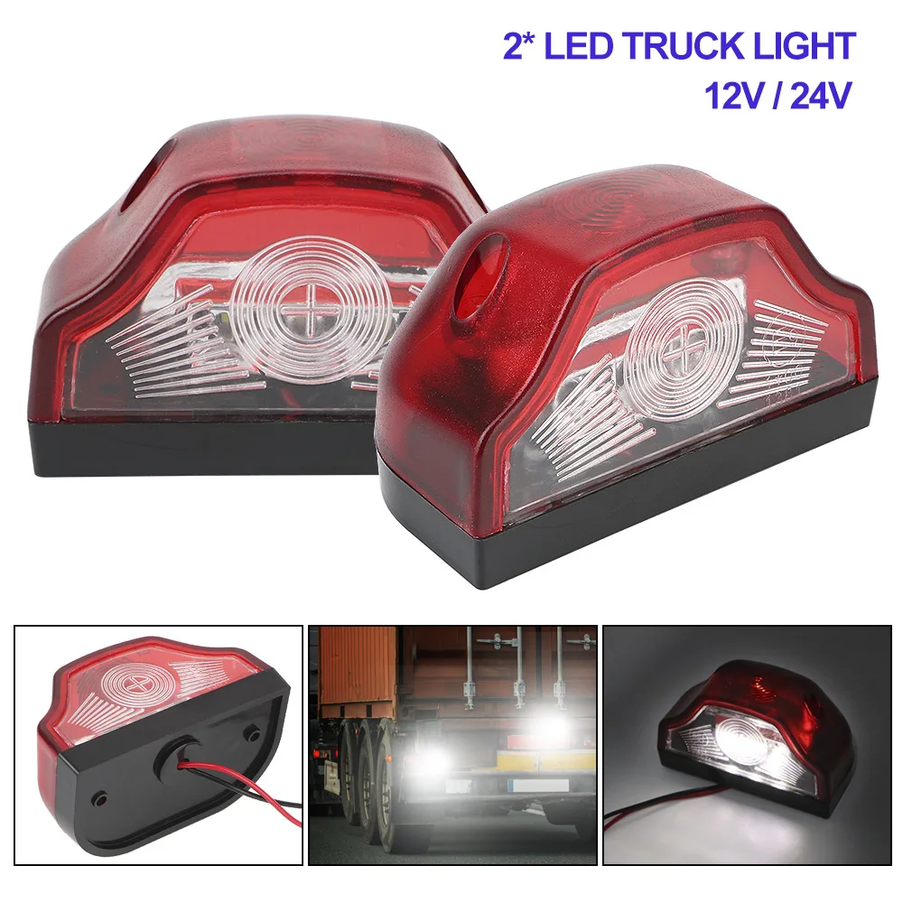 12V 24V LED Truck Position Lights Fog Indicator DRL Trailer Taillights Car Rear Side Marker Lamp Width for Boat Caravan Accessories led marker lights,led tail lights,led driving lights