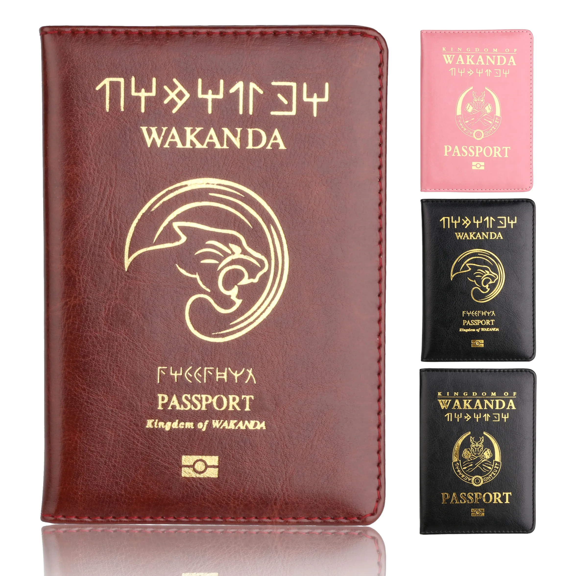 Кожаная обложка для паспорта Best Wakanda Forever Черная пантера легсветильник