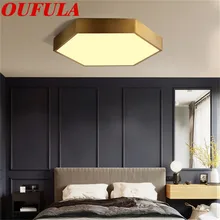Ouala – plafonnier en cuivre contemporain, décoration créative pour la maison, adapté au salon, salle à manger et chambre à coucher