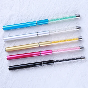 

1PC Artificial fiber Nail Art Pen Brush Carving Emboss Hollow Pottery Sculpture Pen Nails Shaping Clay Dotting Polish DIY Tools