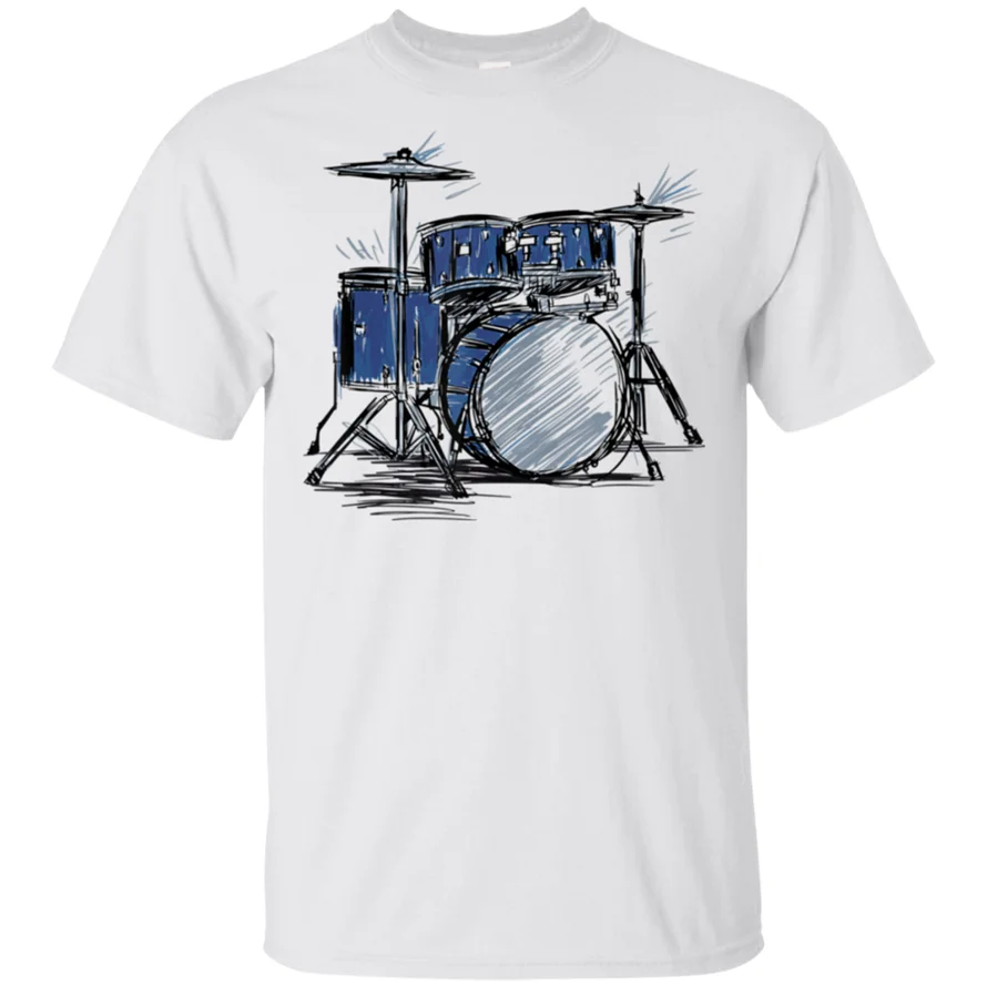 Мужская барабанщик барабаны Рок Панк Snare футболка Размер M-3XL плюс размер | одежда