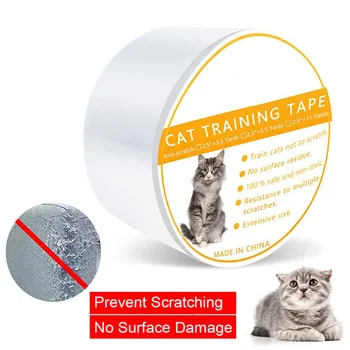 

Furniture Protect Cat Kitten Anti-Scratch Pet Cat Training Tape Guard Mat Leather Scratch Guard Protector Tape for Cats and Pets