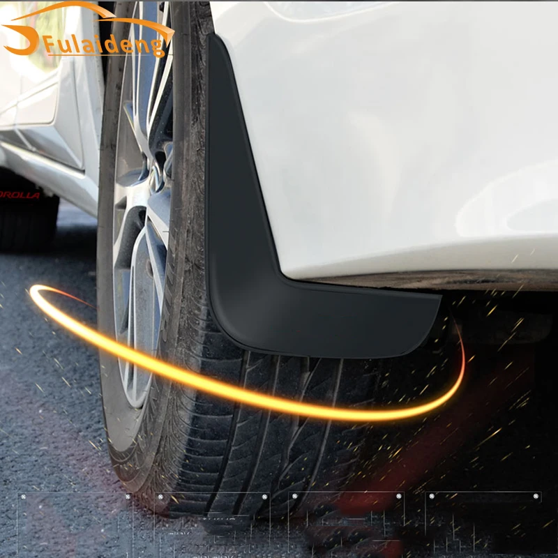 4pcs For Toyota Corolla- Sedan ABS Mud Flaps Splash Guard Mudguard Fenders Car Styling Accessories