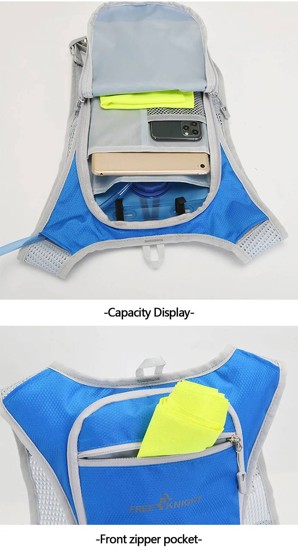 KoKossi 6L Outdoor Sport Cycling Backpack Running Water Bag Trail Running Hydration Backpack