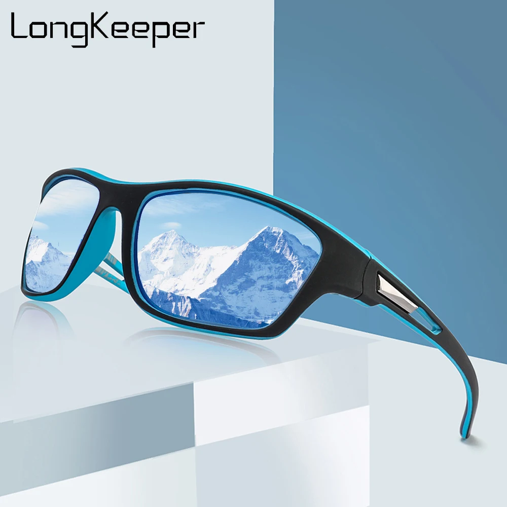Солнцезащитные очки LongKeeper Мужские поляризационные модные темные для вождения и