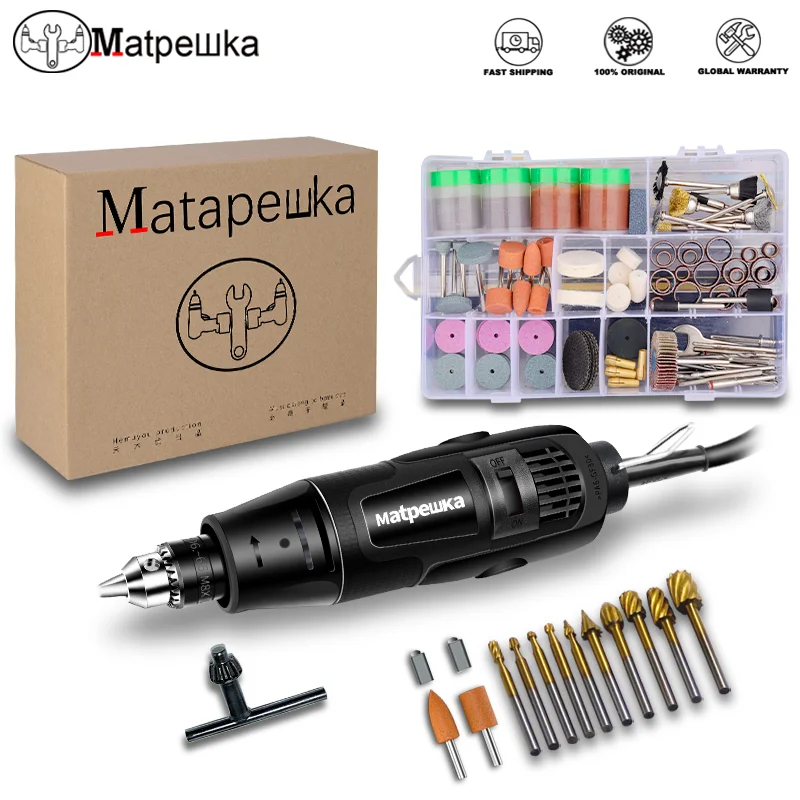 Электрическая мини ДРЕЛЬ Dremel 220 В гравировальный станок многофункциональная