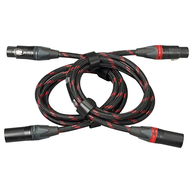 Cristal de Cobre Cobertura Audiophile Único Xlr Equilibrada Linha Cabo Áudio Profissional Tcx1 6n - Image 3