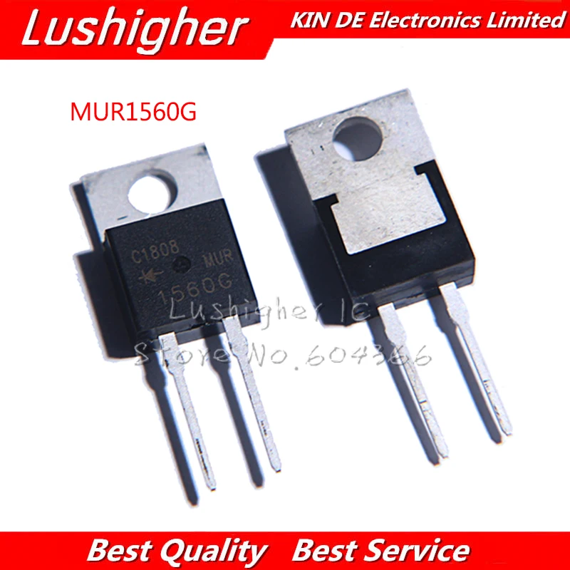 10 шт MUR1560 TO-220 MUR1560G TO220 U1560 MUR1560CT | Электронные компоненты и принадлежности