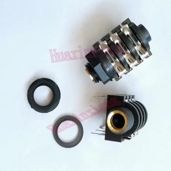 

20PCS/Lot 6.35mm Stereo Audio Microphone Female Jack/socket Connector 6P/6PIN