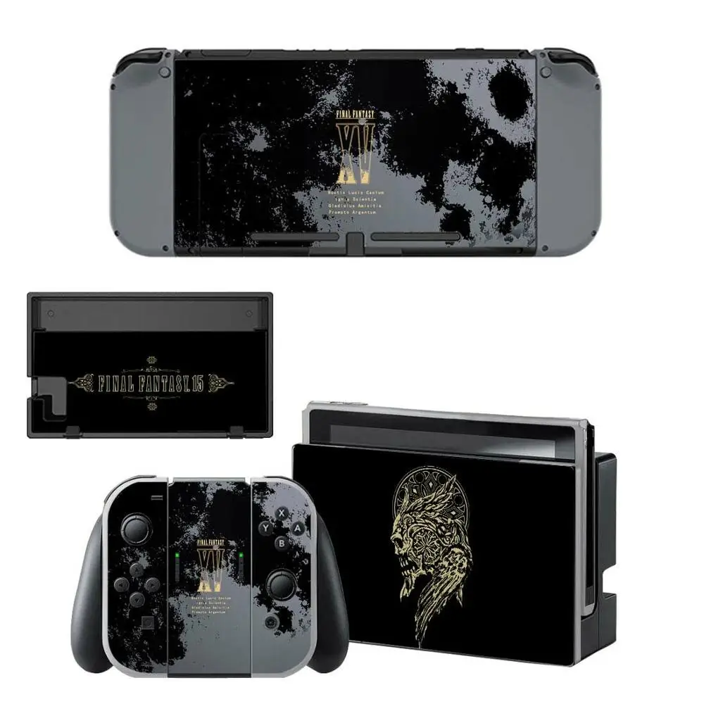 Nintendo переключатель кожи Final Fantasy switch наклейки для консолью коммутатора Joy con док
