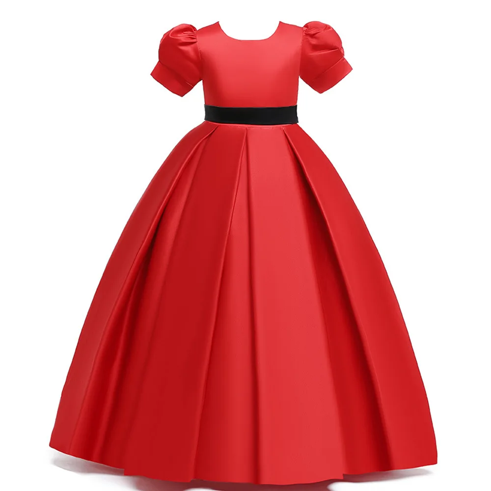 

2019 Europe And America Supply of Goods CHILDREN'S Full Dress New Style Forging Cloth Girls Piano Catwalks Performance Formal Dr