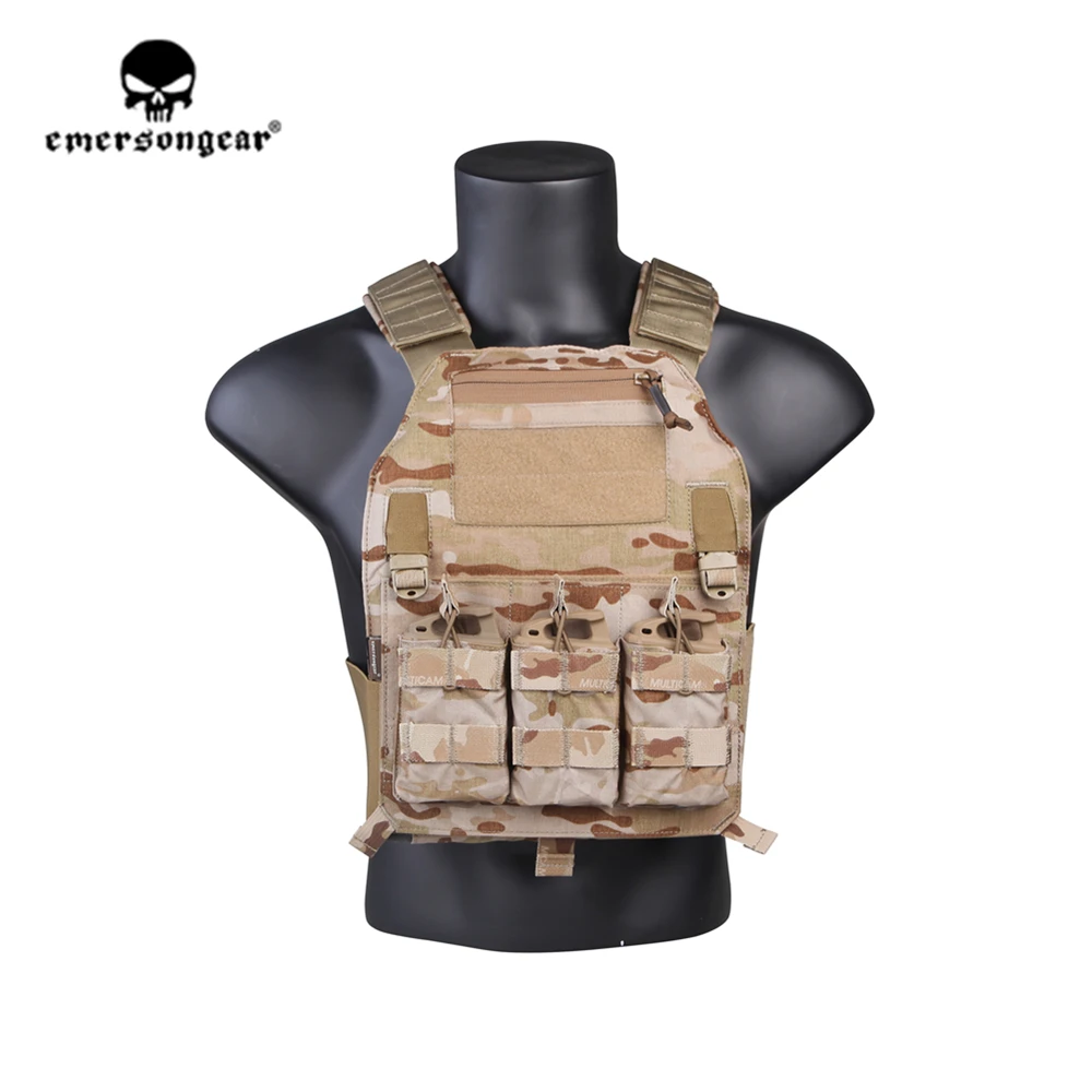 Emerson gear Emerson 419, тактический жилет с пластиной, бронежилет, дышащий, регулируемый, для страйкбола, пейнтбола, CS, защитное снаряжение