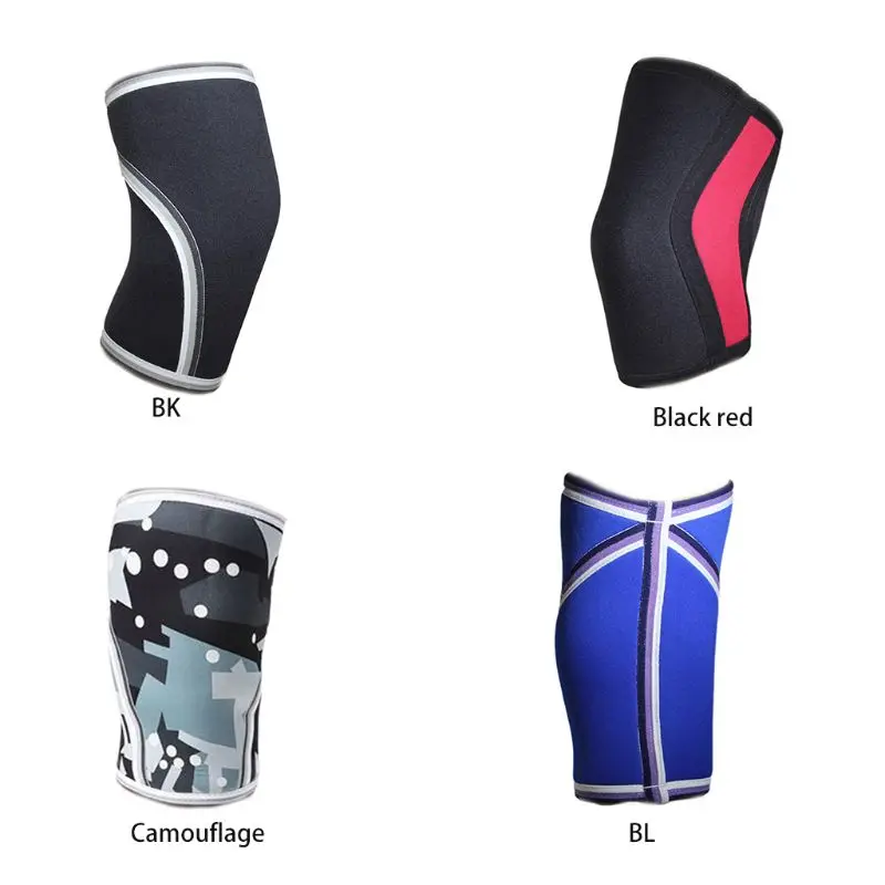 

Men Women 7mm Neoprene Thick Compression Knee Brace Sleeve Support for Cross Training Weightlifting Basketball Elastic Protector