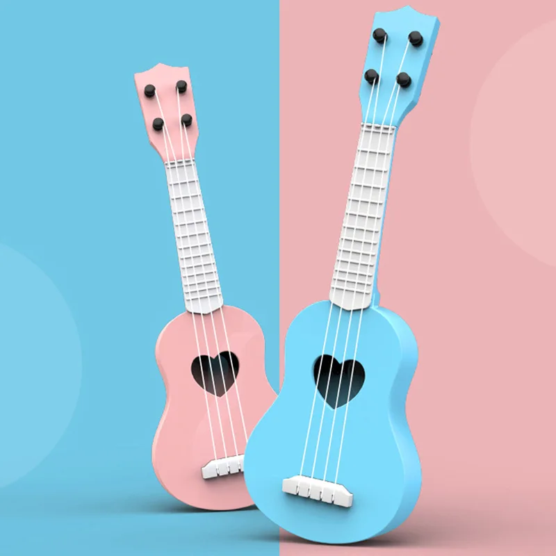 Детская гитара Ukelele, музыкальная игрушка, обучающая игрушка для мальчиков и девочек, рождественский подарок для детей