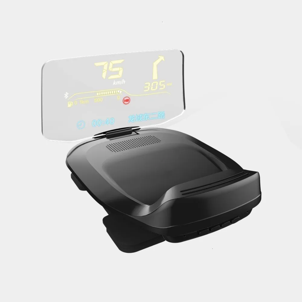 Xiaomi Mijia Carrobot Intelligence Car Hud Дисплей версии Bluetooth OBD данных вождения системы Предупреждение о превышении скорости - Цвет: black