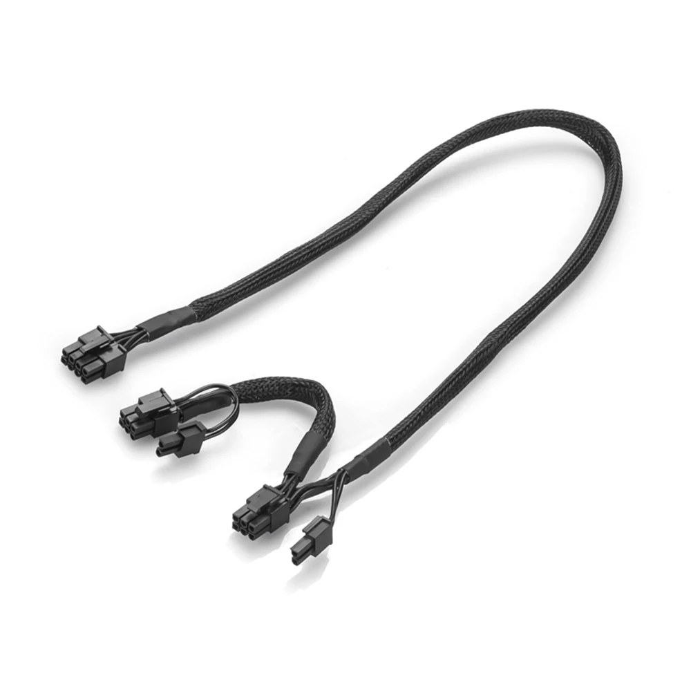 DAOKAI Cavo PCIE per Corsair, 65CM Maschio a Maschio 8 Pin a 6+2 Pin Cavo di alimentazione PCIE, linea modulo di alimentazione, per ARESGAME Maschio a
