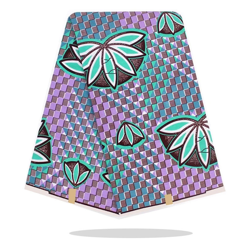 

Nigerian Wax Prints Fabric 100%High Quality Breathable Veritable African Ankara Wax Print Fabric By The Yards For Sewing RV10-63