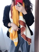 

large cashmere silk scarf 140 Scarfs Women Winter Designers Scarf Cashmere Hand Rolled 140Cm Silk Foulard Hiver Femme Cachemire