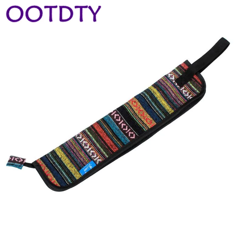 OOTDTY чехол для барабанных палочек, чехол с держателем, разноцветный чехол для барабанной установки с 4 парой барабанных палочек