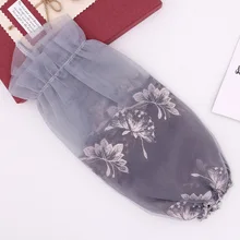 Длинный корейский стиль, бутик, Женская домашняя одежда, противообрастающее кружево, длинный рукав, шнуровка, анти-грязный, для детей, офис, двойной слой, манжеты